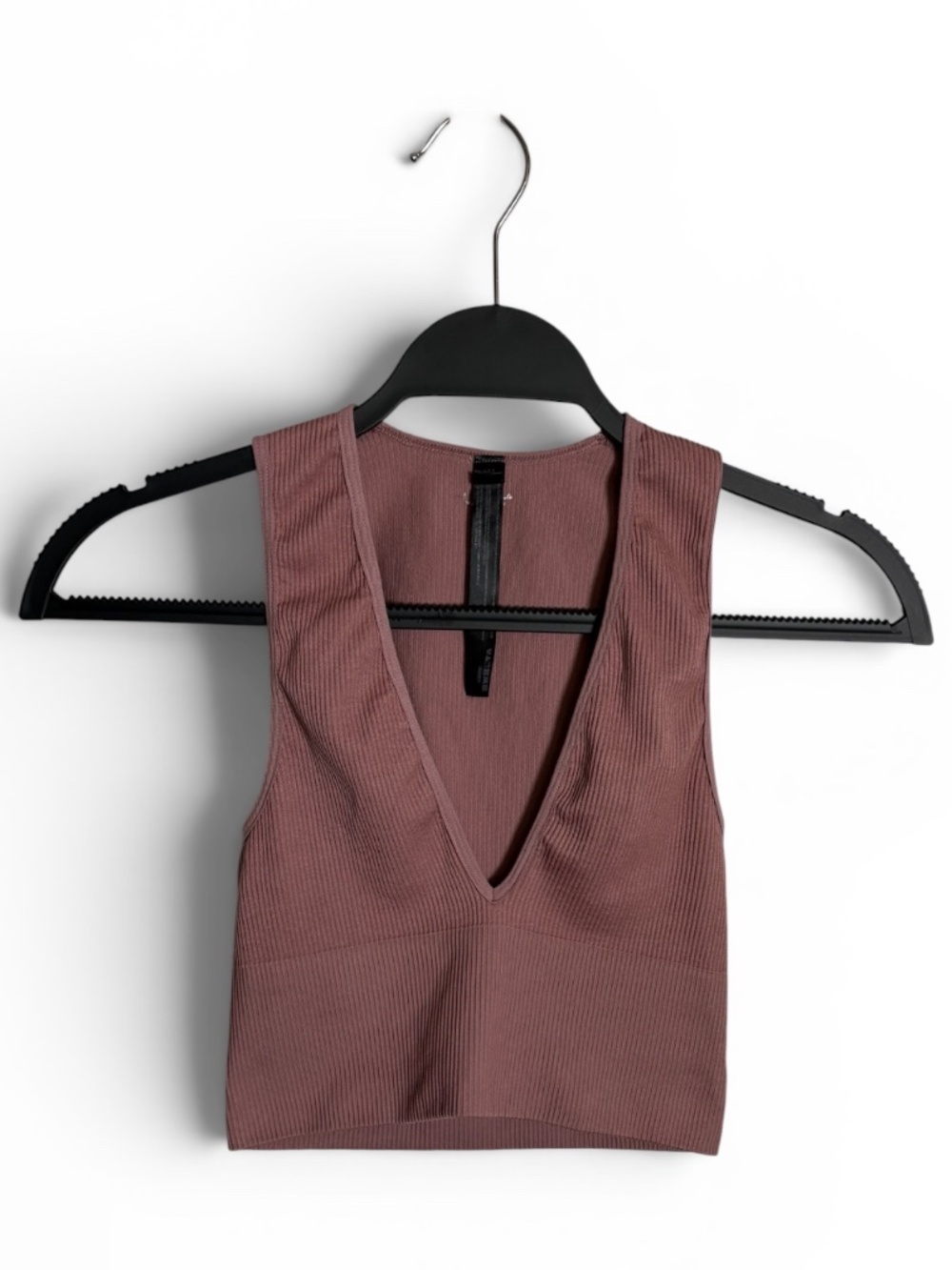 Urban Outfitters Out From Under Women’s SZ S Dusty Mauve Color Ribbed Crop Tank